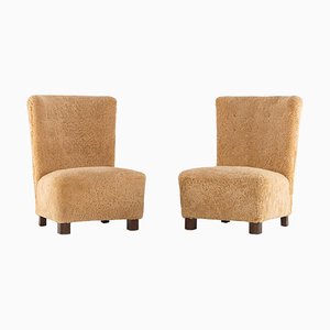 Swedish Modern Easy Chairs, 1940s, Set of 2-QU-1761364