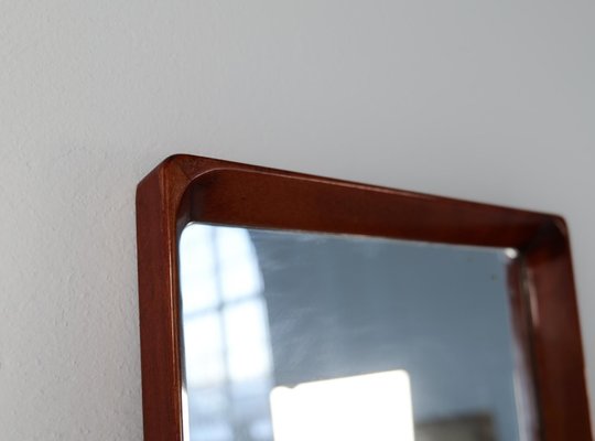 Swedish Modern Mirror in Mahognay, 1940s-UYK-1798503