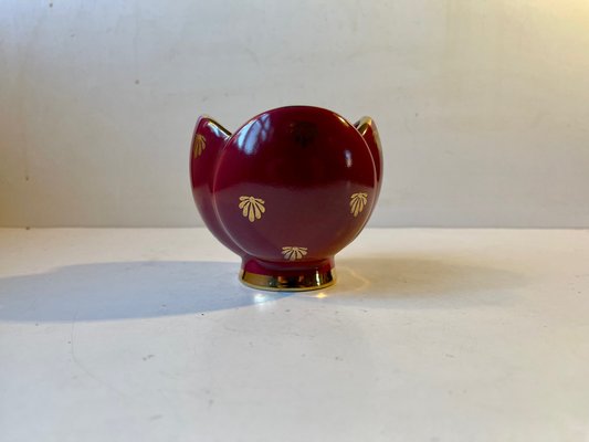 Swedish Modern Red Ruby Vase by Arthur Percy for Upsala Ekeby, 1950s-LCR-1251970