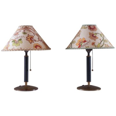 Swedish Modern Table Lamps attributed to Böhlmarks, 1930s, Set of 2-FM-1739971