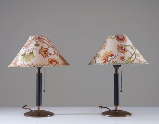 Swedish Modern Table Lamps attributed to Böhlmarks, 1930s, Set of 2-FM-1739971