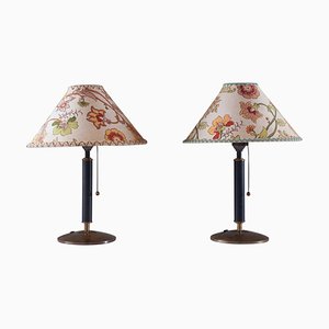 Swedish Modern Table Lamps attributed to Böhlmarks, 1930s, Set of 2-FM-1739971