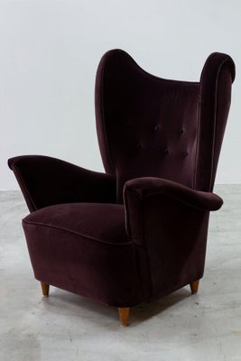 Swedish Modern Wing Back Chair-KO-2040794