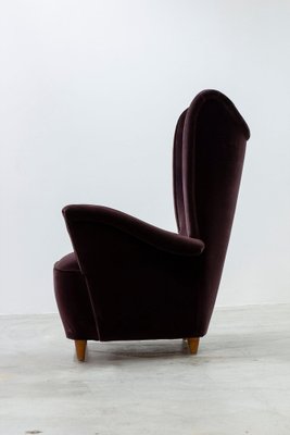 Swedish Modern Wing Back Chair-KO-2040794