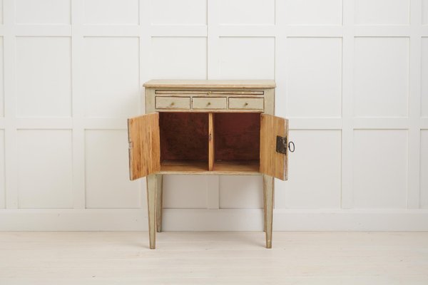 Swedish Nightstand with Drawers and Doors-MJF-2026634