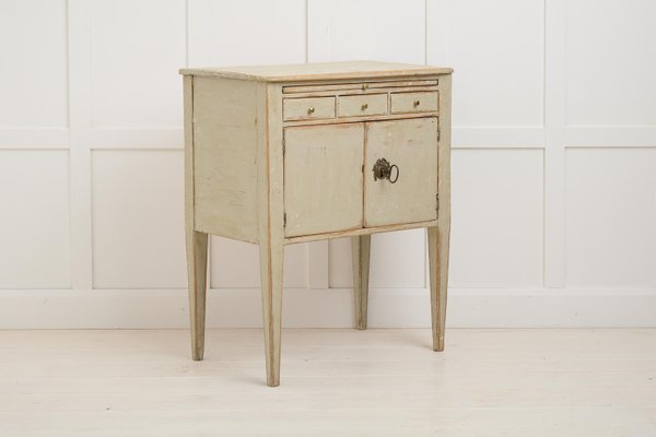 Swedish Nightstand with Drawers and Doors-MJF-2026634