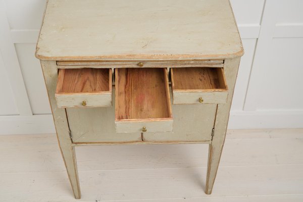 Swedish Nightstand with Drawers and Doors-MJF-2026634