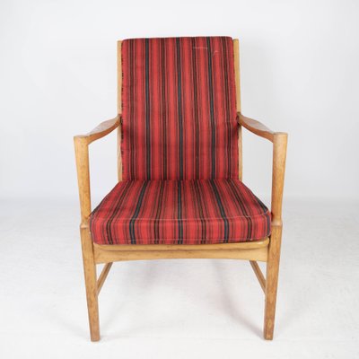 Swedish Oak Armchair from Bjärnums Furniture, 1960s