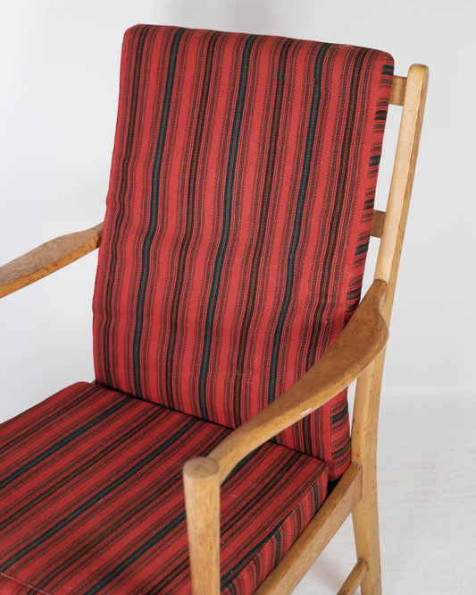 Swedish Oak Armchair from Bjärnums Furniture, 1960s