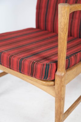 Swedish Oak Armchair from Bjärnums Furniture, 1960s-UY-999227