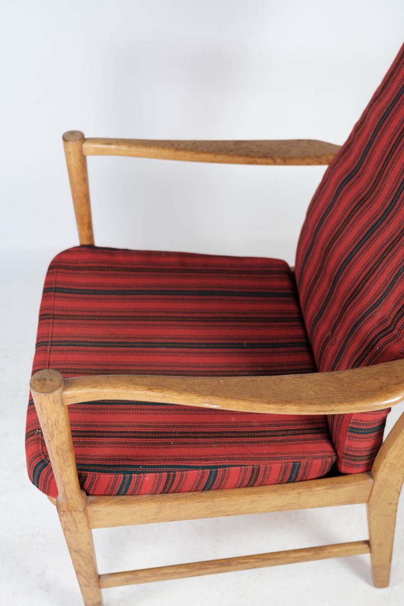 Swedish Oak Armchair from Bjärnums Furniture, 1960s