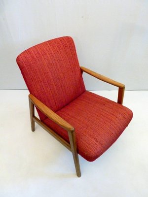 Swedish Oak Armchairs, 1950s, Set of 2-FO-589280