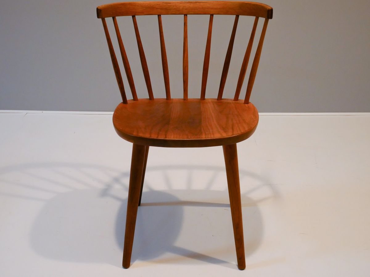 Swedish Oak Bobino Side Chair by Yngve Ekström for Stolab, 1950s