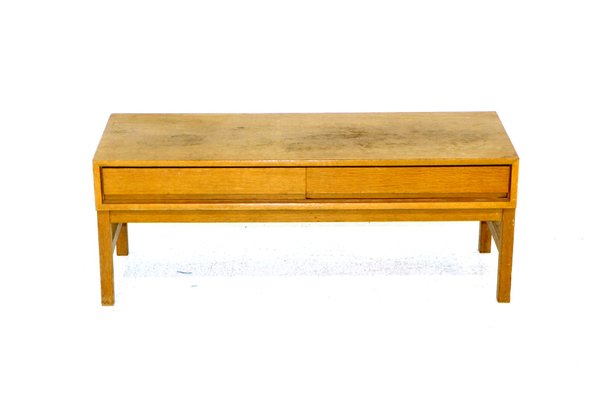 Swedish Oak Console by Marian Gabrinski for Ikea, 1960s-GEK-1118521