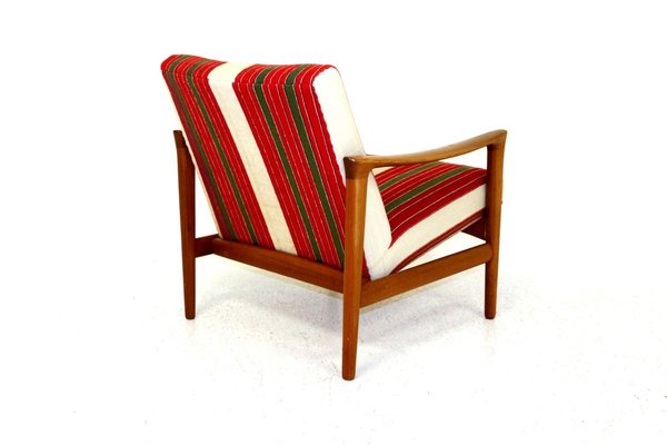 Swedish Oak Lounge Chair, 1960s-GEK-840823