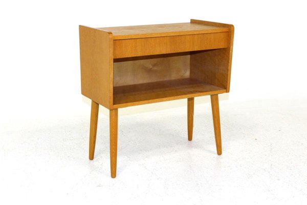 Swedish Oak Nightstand, 1960s-GEK-767840