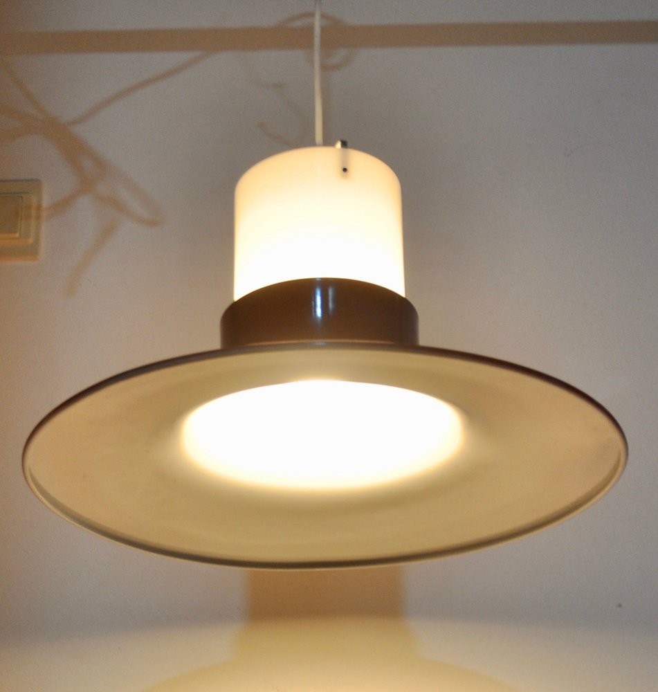 Swedish Orange and White Lamp from Aneta Vaxjo