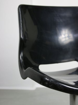 Swedish Overman Office Swivel Chair in Black by Svante Schöblom, 1970s-HGJ-1318651