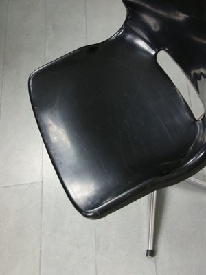 Swedish Overman Office Swivel Chair in Black by Svante Schöblom, 1970s-HGJ-1318651