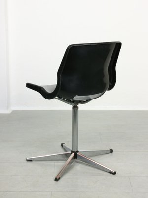 Swedish Overman Office Swivel Chair in Black by Svante Schöblom, 1970s-HGJ-1318651