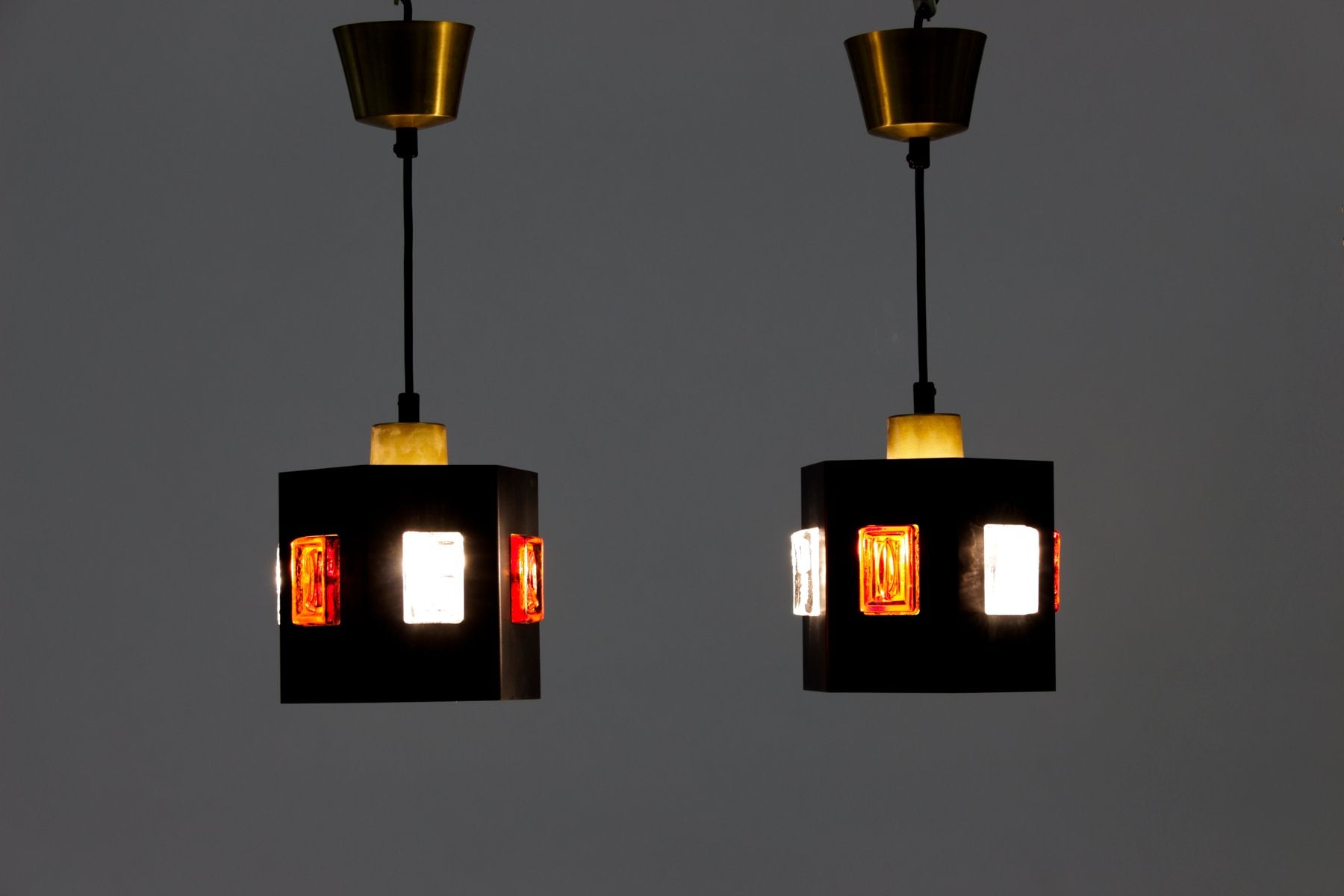 Swedish Pendants by Einar Bäckström & Erik Höglund, Set of 2