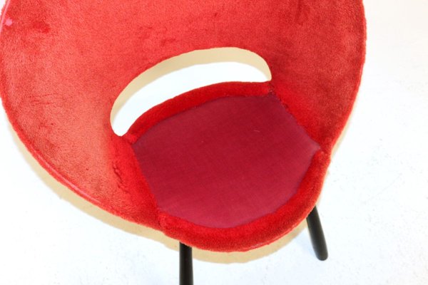 Swedish Pilou Lounge Chair, 1950s-GEK-750962