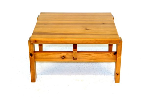 Swedish Pine Coffee Table, 1970s-GEK-1118632