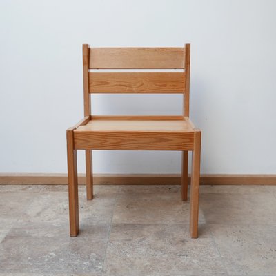 Swedish Pine Dining Chairs, 1970s, Set of 4-JRP-870408