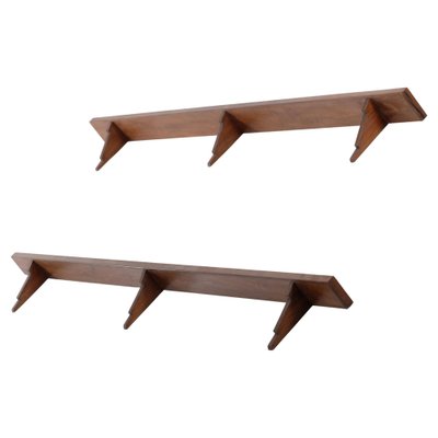 Swedish Pine Wall Shelf, 1930s-QU-1717447