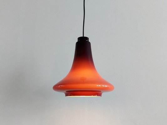 Swedish Purple Glass Pendant Lamp by Hans Agne Jakobsson for Svera, 1960s-NV-1320483