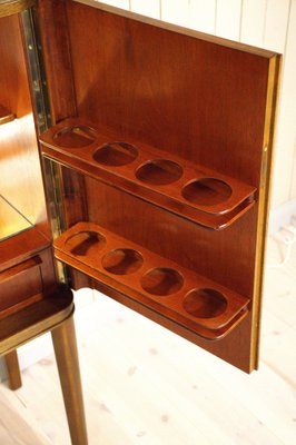 Swedish Pyramid Mahogany Bar Cabinet by Förenade Möbler Linköping, 1940s-UDU-1807133