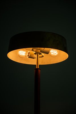 Swedish Rosewood & Brass Table Lamp from Boréns, 1960s-SC-587074