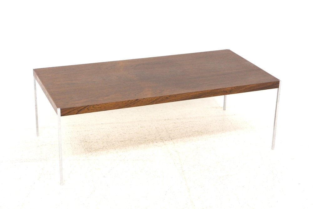 Swedish Rosewood Coffee Table by Uno & Östen Kristiansson for Luxus, 1960