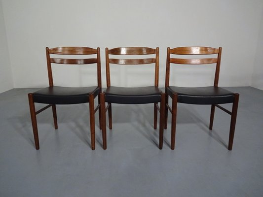 Swedish Rosewood Side Chairs by Carl Ekström for Albin Johansson & Söner, 1960s, Set of 3-RDW-561623