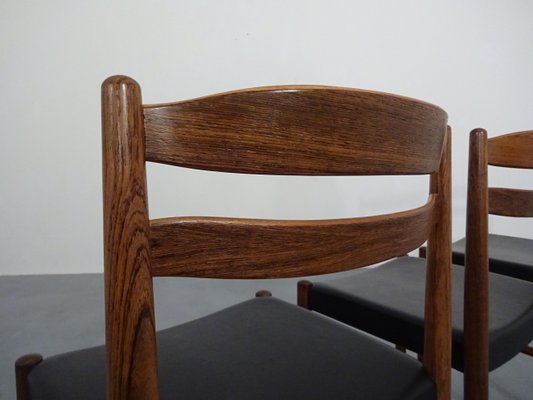 Swedish Rosewood Side Chairs by Carl Ekström for Albin Johansson & Söner, 1960s, Set of 3-RDW-561623