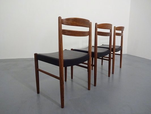 Swedish Rosewood Side Chairs by Carl Ekström for Albin Johansson & Söner, 1960s, Set of 3-RDW-561623