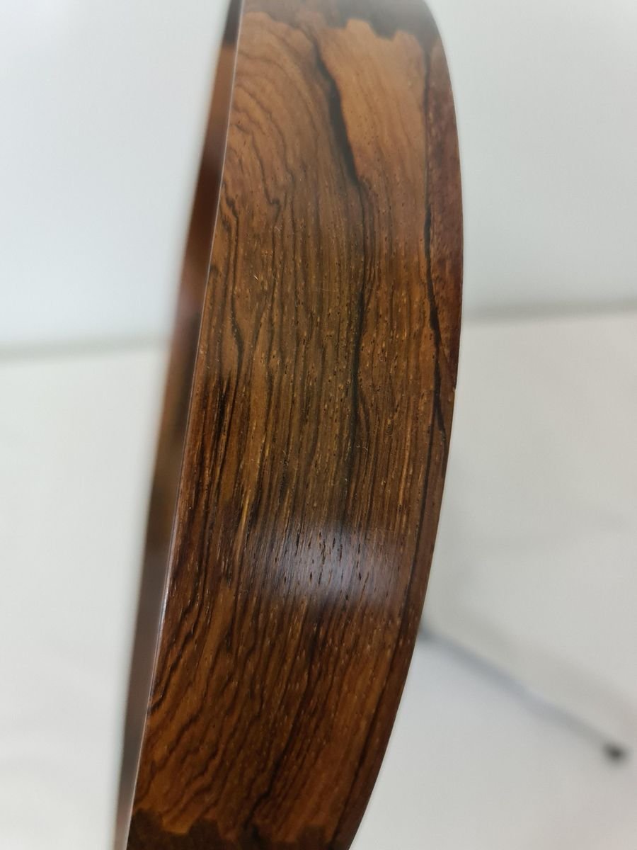 Swedish Rosewood Table Mirror by Uno & Östen Kristiansson for Luxus, Circa 1960