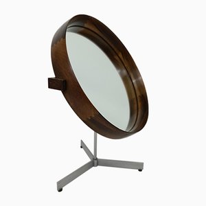 Swedish Rosewood Table Mirror by Uno & Östen Kristiansson for Luxus, Circa 1960-DOA-894165