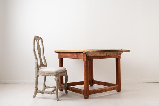 Swedish Rustic Baroque Centre Table, Late 1700s