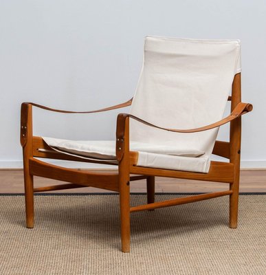 Swedish Safari Lounge Chair by Hans Olsen for Viska Möbler, 1960s-JE-889367