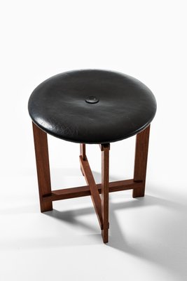 Swedish Stool by Uno & Östen Kristiansson for Luxus, 1950s-SC-586782