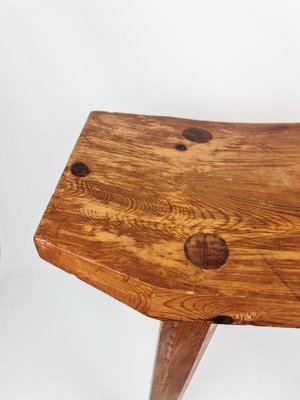 Swedish Stool in Lacquered Pine, 1970s-UYK-806804