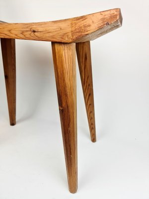 Swedish Stool in Lacquered Pine, 1970s-UYK-806804