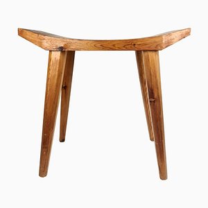 Swedish Stool in Lacquered Pine, 1970s-UYK-806804