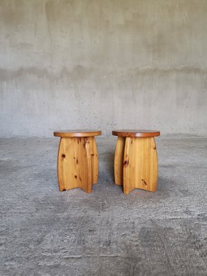 Swedish Stool in Pine, 1960s-XDA-1650114