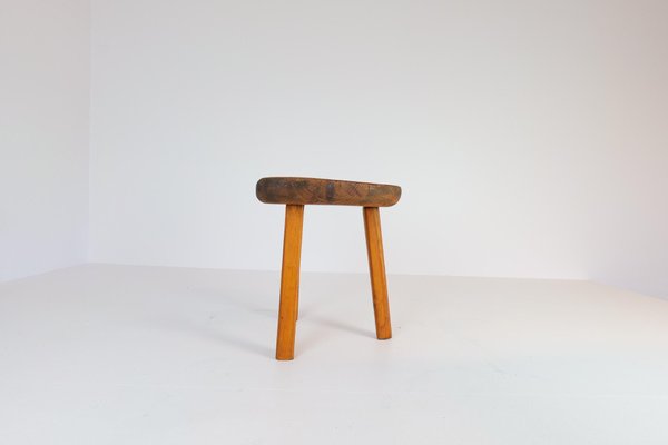 Swedish Stool in Pine, 1960s-UYK-968358