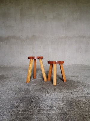 Swedish Stools in Pine, 1960s, Set of 2-XDA-1780600