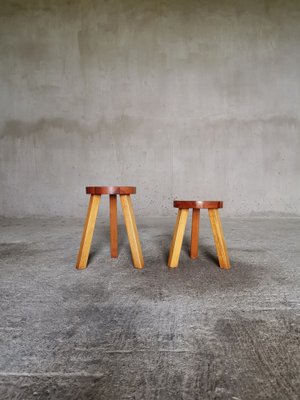 Swedish Stools in Pine, 1960s, Set of 2-XDA-1780600