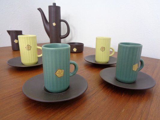 Swedish Syco Mocha Service, 1950s, Set of 15-RDW-1220180