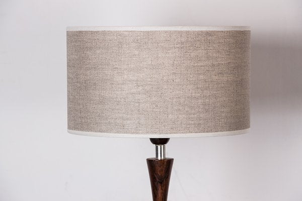 Swedish Table Lamp in Aluminum, Rosewood and Bakelite from Bergboms, 1960s-EMB-2027018